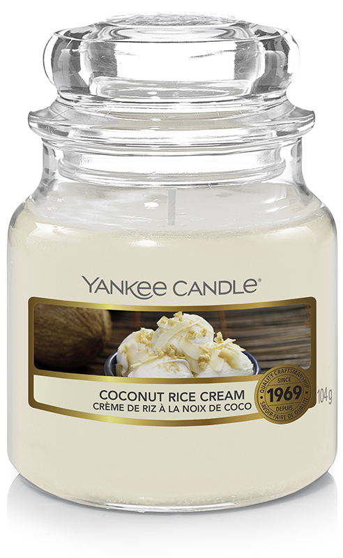 Coconut Rice Cream Candele in giara piccola